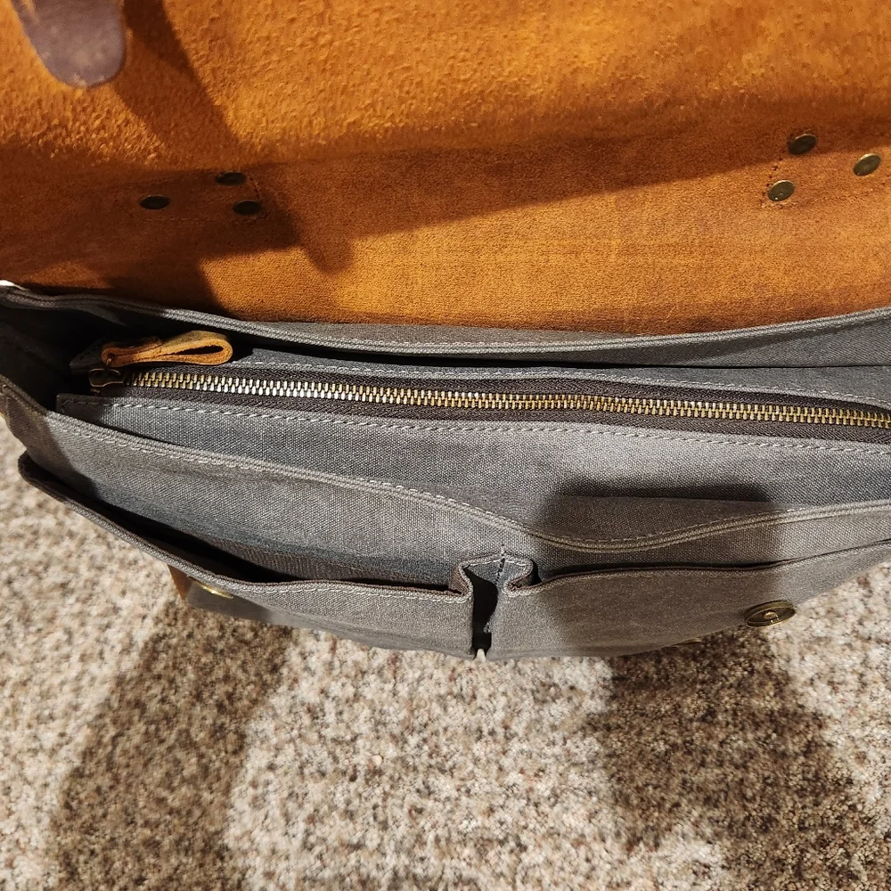 Lifewit Messenger Leather Bag Computer Bag Office
